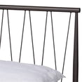 thumbnail image 2 of Baxton Studio Samir Modern Black Finished Metal Full Size Platform Bed, 2 of 6