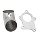 thumbnail image 2 of BOROCO Turbo Downpipe Brida con 2.5in 90 ° Codo Resistente a altas temperaturas Ajuste para T3 T4 5 Pernos Turbo, 2 of 5