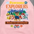 thumbnail image 3 of Paw Patrol - Pawsome Explorers - Toddler And Youth Girls Raglan Graphic T-Shirt, 3 of 6
