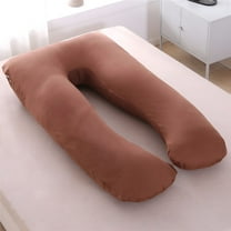 LAMIRO U-Shaped Maternity Pillow with Washable and Removable Cover - Pregnancy Support Pillow Cover