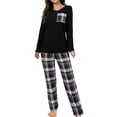 thumbnail image 7 of MecTo Sleepwear Casual Plaid with Chest Pocket, Pajamas Set (Women's), 7 of 7