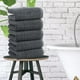 thumbnail image 4 of Juego De Toallas, Gruesas Y Afelpadas, De Secado Rápido, Suaves Y Absorbentes Para El Baño, Color Gris, 4 of 8