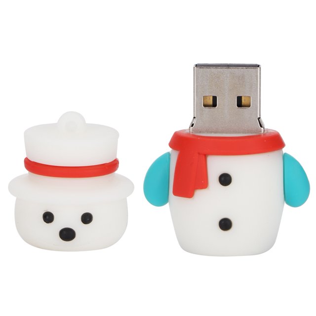 USB20 unidad flash USB unidad flash portátil con forma de muñeco de nieve adorable unidad flash portátil de alta velocidad con para viajes de oficina en casa ANGGREK Otros