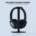 thumbnail image 3 of Graflsoa Compact Aluminum Alloy Headphone Stand with Detachable Design, Non-Slip Base, Universal Fit for All Headphones, Black, 3 of 7
