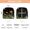 thumbnail image 3 of Red Mushroom Star Black Seat Covers for Dining Room Chairs Set Of 4,Stretch Printed Washable Chair Seat Cover with Elastic Ties and Button,Removable Waterproof Couch Cushion Covers, 3 of 6