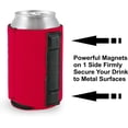 thumbnail image 3 of I'm Holding a Beer. So Yeah. I'm Pretty Busy. Funny Magnetic Can Coolie (Red), 3 of 7