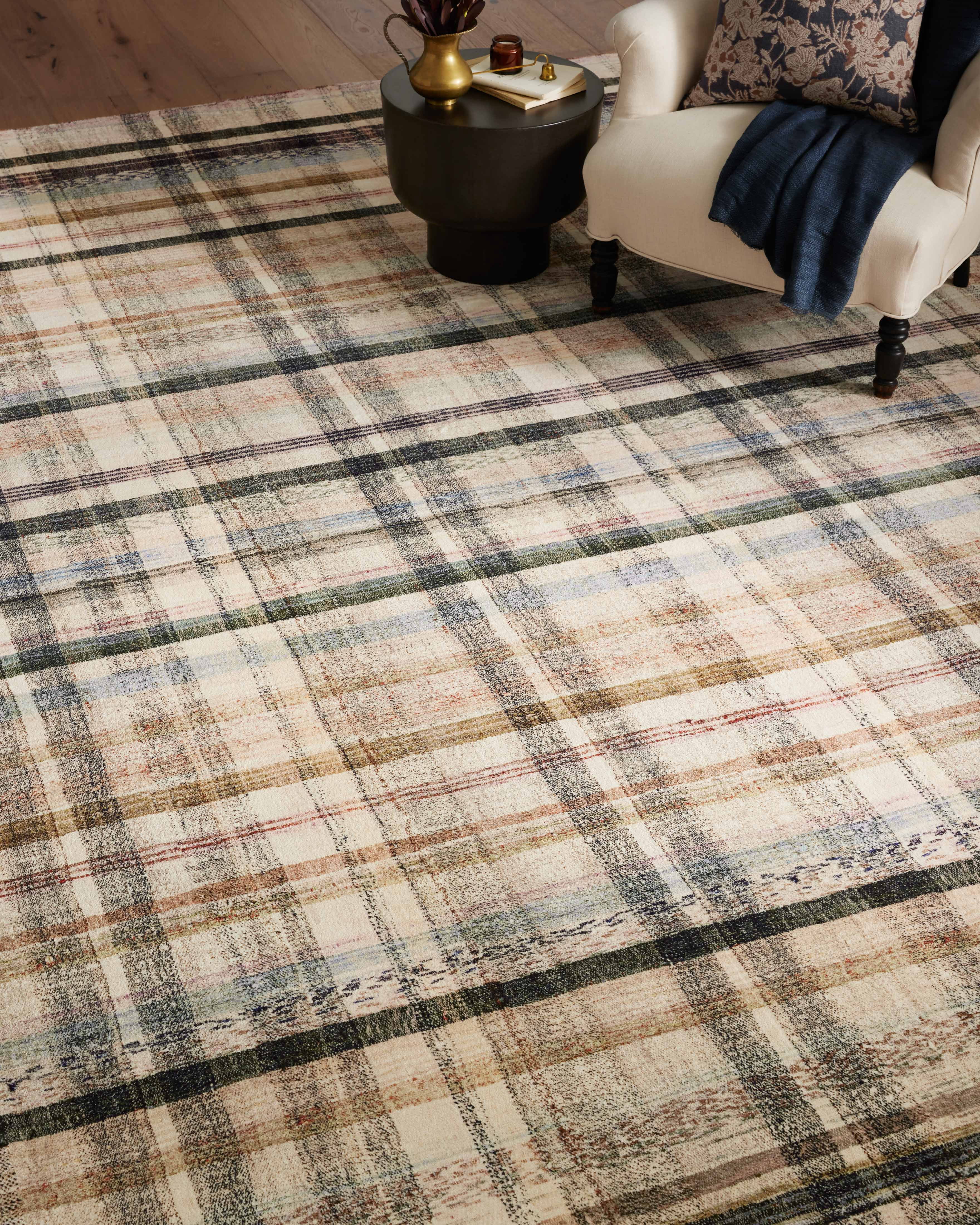 Chris Loves Julia x LoloiHumphrey Ivory / Multi 3'-6" x 5'-6" Accent Rug
