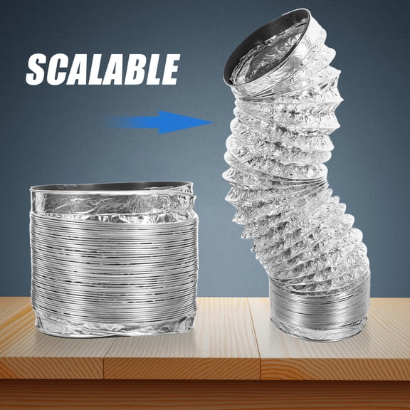 NICEXMAS Aluminum Ducting Hose Vent Hose Flexible Design for RV Owners 1Pack