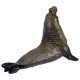 thumbnail image 2 of 1 pieza de simulación de elefante marino modelo decoración del hogar juguete animal para niños (marrón claro), 2 of 7