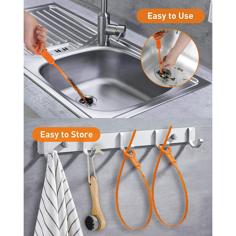 Hair Anti clog Remover Cleaning Tool Drain for Kitchen Shower Sink
