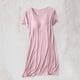 thumbnail image 1 of Camisón largo con tirantes para mujer, pijama de talla grande, vestido de casa para mujer, vestido de pijama corto con almohadilla para el pecho, estilo fino, camiseta sin mangas integrada, camisón de, 1 of 9
