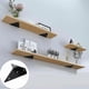 thumbnail image 5 of Black Floating Shelf Brackets with 16 Screws, 4 Pack for Wall Mounting, 5 of 5