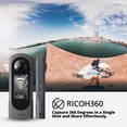 thumbnail image 2 of Paquete de cámara Ricoh Theta X de 360 grados con tapa de lente y acceso., 2 of 9
