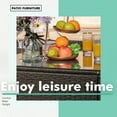 thumbnail image 2 of Lacoo 6 Pieces Patio Indoor Furniture PE Rattan Set Outdoor Sectional Sofa Outdoor Furniture, Orange 300 lbs, 2 of 6