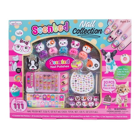 Hot Focus Scented Nail Art Collection 111 Piece Critter Girls Cute Hot Focus Scented Nail Art Collection 111 Piece Critter Girls Cute
