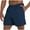 Navy, variant on Dagugfen Shorts for Men Elastic Waist Loose Solid Color Lightweight Summer Beach Trainning Trackshorts