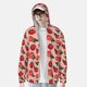 thumbnail image 2 of Fotbe Tomatoes Chaqueta con Protección Solar UPF 50+ para Hombre y Mujer, Camisa con Capucha y Bolsillos-Large, 2 of 7