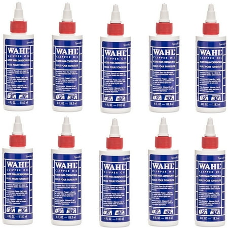 10 Packs Wahl Clipper Oil 4 oz #3310