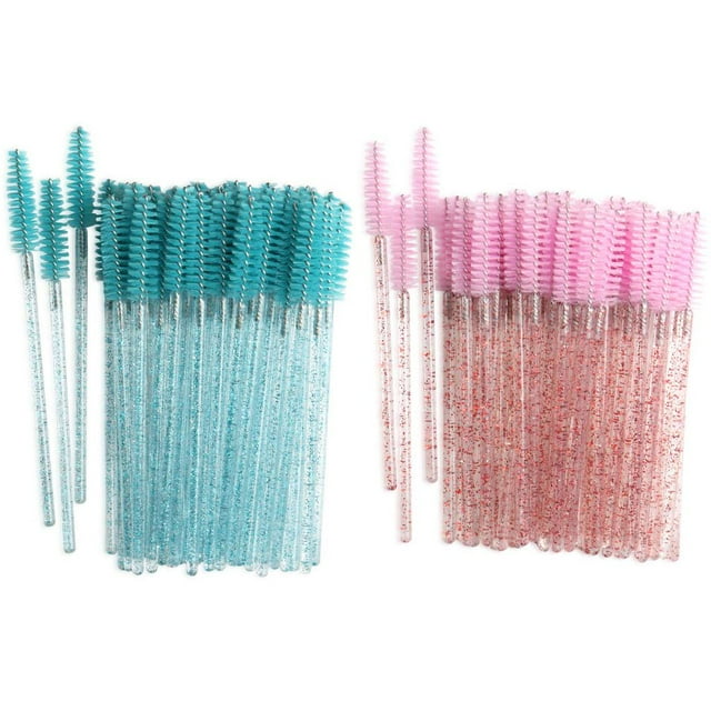 200x Cepillos de pestañas Aplicador de extensión de pestañas con de Colco Pinceles de las pestañas de los ojos varitas de rímel