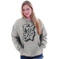 thumbnail image 5 of Treat Yo Self Funny Parks Rec Quote Hoodie Sweatshirt Women Brisco Brands L, 5 of 6