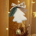 thumbnail image 3 of Fiudx Colgante de Árbol de Navidad, Campanas Metálicas Festivas, Exquisita Incrustación de Copo de Nieve y Papá Noel, Decoración Multiusos, Carillón de Viento para Coche, Juego de Regalo Navideño, Pa, 3 of 5
