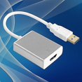 thumbnail image 2 of Adaptador blanco Superspeed USB 3,0 a compatible con HDMI para Windows 2560x1440, 2 of 5