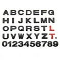 thumbnail image 3 of 3D Metal DIY Letters Alphabet Emblem Numbers English Labeling Car Trunk Logo Sticker Digital Decal Badge Accessories Motorcycle Black L, 3 of 6