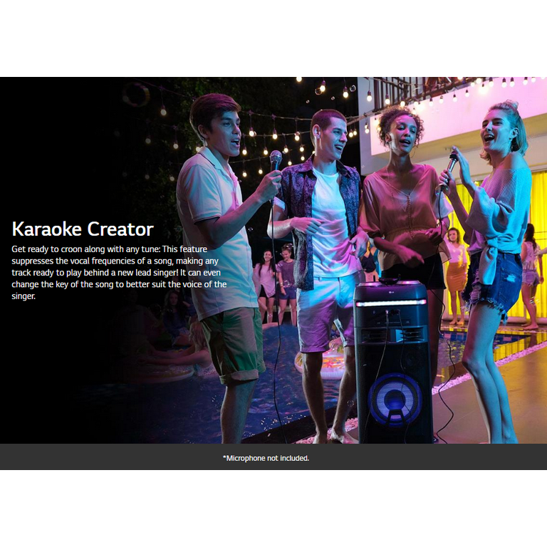 LG XBOOM OK75 Système de divertissement de 1000W avec karaoké et effets DJ  - OK75