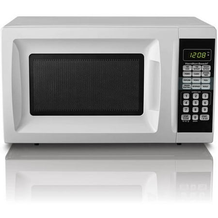 Hamilton Beach 0.7 Cu. Ft. White Microwave Oven (Best Built In Microwave Convection Oven)