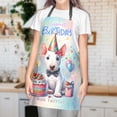 thumbnail image 3 of Happy Birthday Cute Puppy Bull Terrier with Cake Gifts Party Hat Apron Bully Dog Lovers Gifts Idea for Cooking Grilling Baking Painting Gardening - 00029, 3 of 5