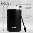 thumbnail image 2 of Kaffe One-Touch Coffee Grinder Electric w/Cleaning Brush (3 oz) - Coffee Grinders for Home Use - Up to 12 Cups of Coffee per Grind - Easy On/Off Coffee Bean Grinder - Matte Black, 2 of 4