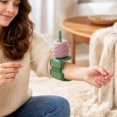 thumbnail image 5 of Portable Arm Yarn Holder, Wearable Rotating Yarn Spinner, Adjustable Double Strap Plastic Stand for Crocheting and Knitting, 1 Pc, 5 of 5