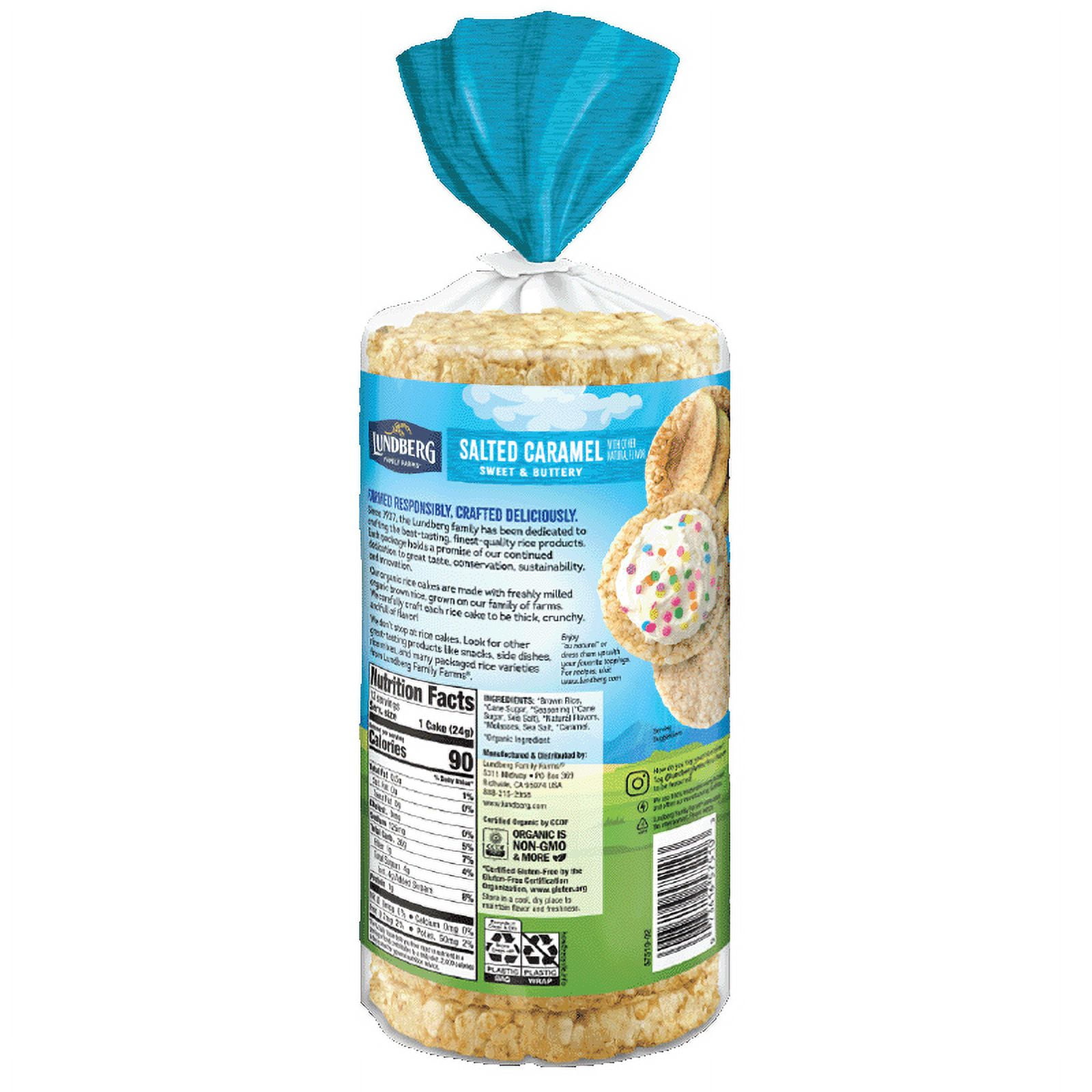 Lundberg Family Farms Organic Salted Caramel Rice Cakes (6 count)