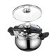 thumbnail image 3 of Olla a presión para enlatar, cocinar guisos, sopas, olla fácil de abrir y cerrar, 7 l, ideal para cocina, camping, hogar familiar. Sin vaporizador, 3 of 9