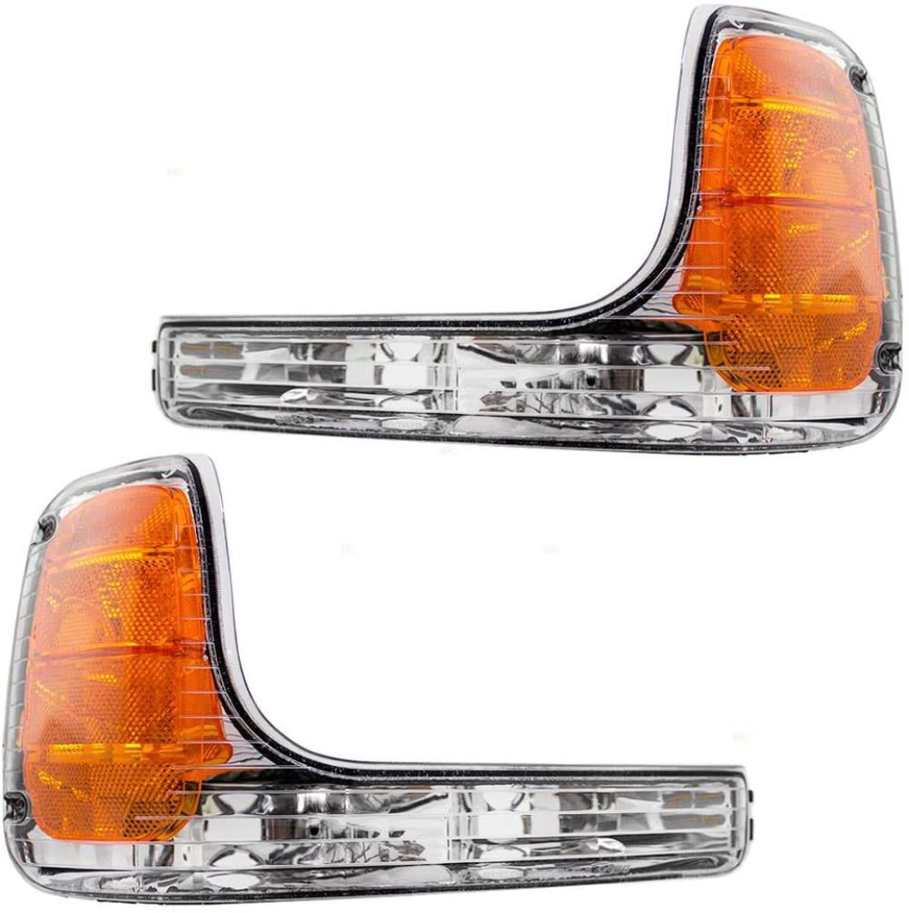 Aftermarket Replacement Driver Signal Corner Marker Light Compatible with 1999 2000 Escalade Yukon Denali 15763595 
