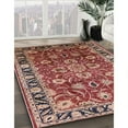 thumbnail image 3 of Ahgly Company Machine Washable Indoor Rectangle Industrial Modern Saffron Red Area Rugs, 7' x 10', 3 of 7
