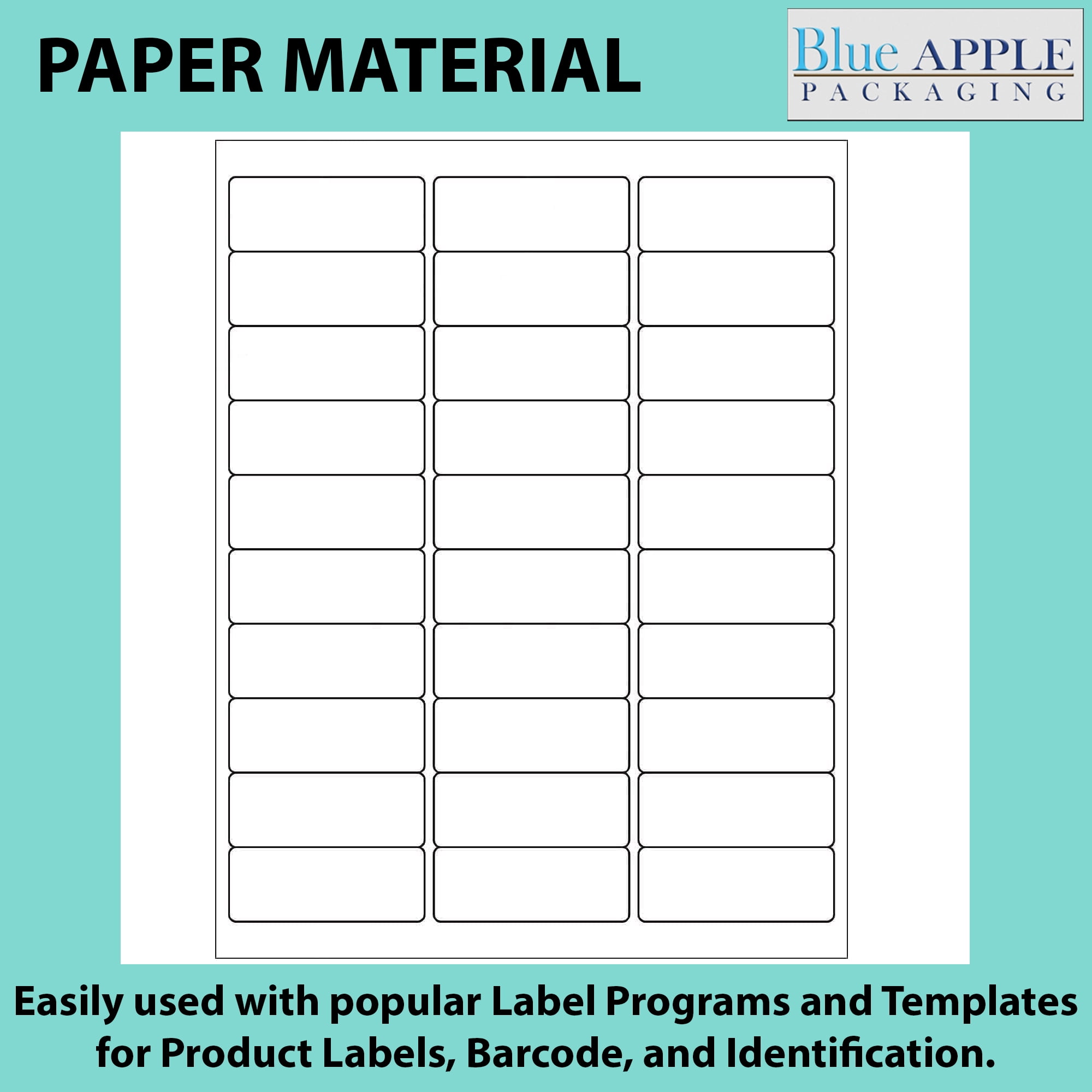 Labels 1" X 2-5/8" Shipping Address FBA Labels for Laser and Inkjet Printers 5,000 Labels