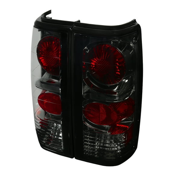 EURO TAIL LIGHTSS SMOKED LENS Made for and Compatible with 82-93 CHEVROLET S10