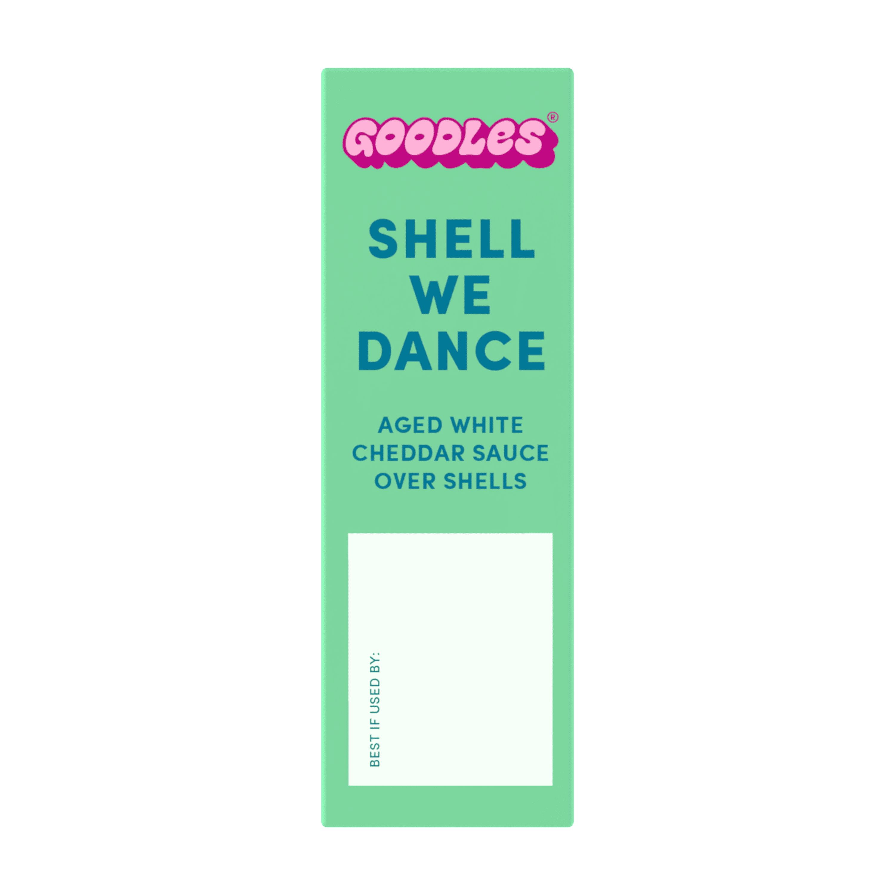 (3 pack) Goodles Deluxe Shell We Dance Liquid Mac & Cheese, Aged White Cheddar with Shells, 9 oz; Brand: GOODLES; Regular Cardboard Shelf-Stable