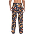 thumbnail image 2 of Bixox Men's Gingerbread Delights Patterned Pajama Pants with Pockets Lounge Clothes for Home, 2 of 5