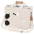 thumbnail image 1 of Bolso VOFANK de lona para mujer con cremallera, color beige, talla XL, 1 of 7