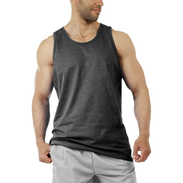 Ma Croix Men's Basic Sleeveless T Shirts Casual Active Hipster Tank Top ...