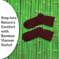 thumbnail image 4 of Cosyfeel Diabetic Socks men Loose Diabetic Ankle Socks - Bamboo Socks For Men Seamless Toe and Non-binding Top, 4 Pairs Soft Cozy Diabetics Neuropathy Socks For men, 4 of 7