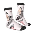 thumbnail image 5 of Yiaed Beautiful Butterfly Print Crew Socks for Boys Girl Crew Athletic Half Sport Running Breathable Socks Lightweight Stretch Kid's Socks, 5 of 7