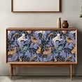 thumbnail image 6 of Abyssaly Peel and Stick Wallpaper 17.7" x 118"Self Adhesive Wallpaper Removable Wallpaper Animals Floral Contact Paper for Bedroom Cabinets Walls DIY, 6 of 8