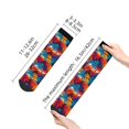 thumbnail image 4 of Pofeuu Colorful Hawaii Palms Print 30cm Socks, Adult Running Hiking Socks for Youth and Adult, 4 of 7