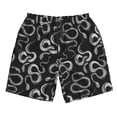 thumbnail image 5 of Wukai Snake Print Beach Trunks with Compression Liner Swimsuit Quick Dry Beach Sports Shorts with Pocket-Medium, 5 of 8