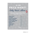 thumbnail image 1 of Is The Price Right? Navy Blue Nautical Baby Shower Game, 20-Pack, 1 of 1
