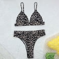 thumbnail image 6 of Women Push Up Two Piece Bikini Swimsuits Padded Swimwear Bathing Suit - l, 6 of 7