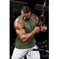 thumbnail image 7 of COOFANDY Mens Tanks for Summer 2 Pack Gym Sleeveless Shirts Cut Off Workout Tee Shirt, 7 of 7